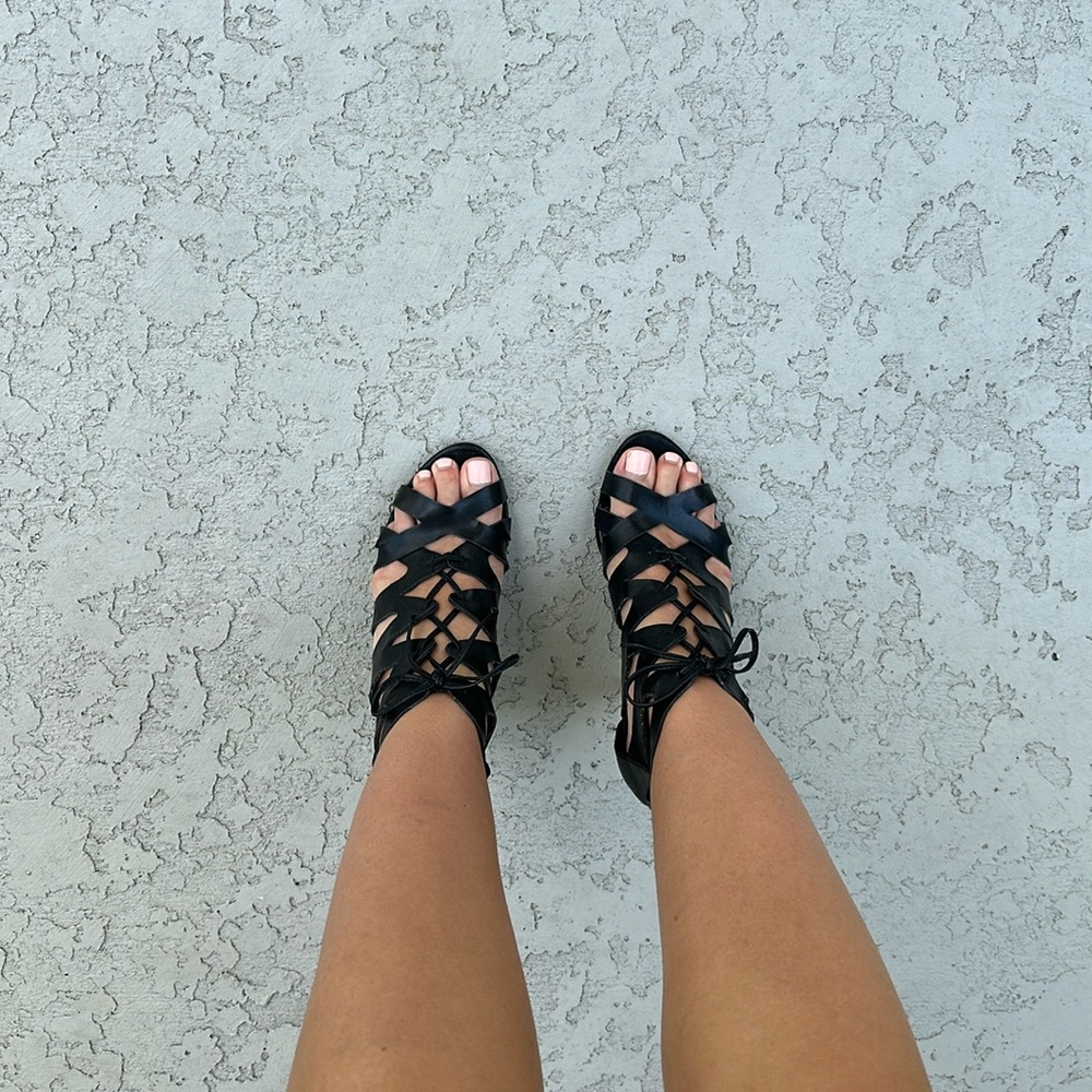 Black heels
